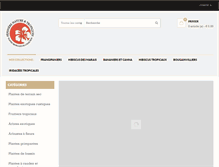 Tablet Screenshot of plantes-tropicales.com